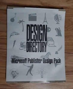 RARE Microsoft Publisher Design Pack Design Directory New SEALED W COA - Picture 1 of 2