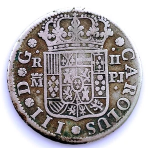 SC. Spain-Carlo III. 2 reales  1771 PJ. Madrid. Plata 5,5 g. - Imagen 1 de 2