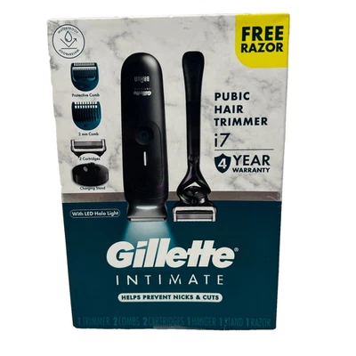 Gillette i7 Men’s Premium Intimate & Body Grooming Kit with Trimmer & Razor - Image 1 of 4