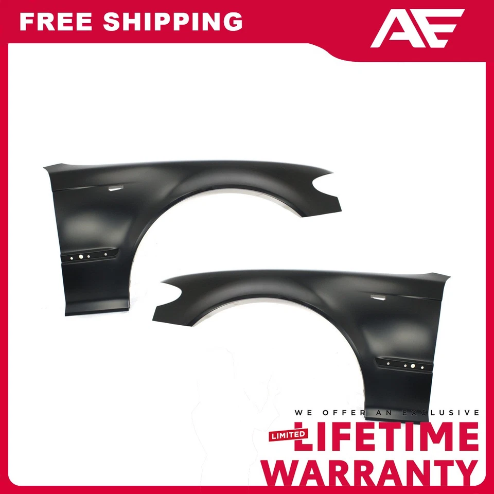 Juego guardabarros para BMW 330i 320i 325i 325xi 330xi 2002-2005 sedán Foto 1 de 4