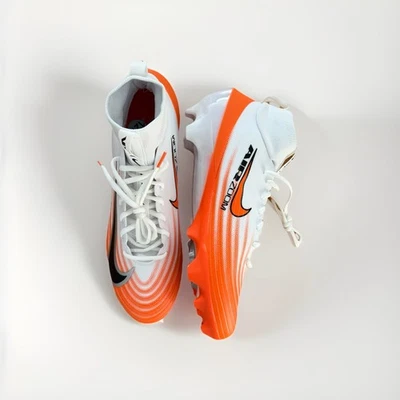 Men Nike Air Zoom Vapor Pro 1 Orange White Football Cleats HM8850-103 Size 12.5 - Image 1 of 4