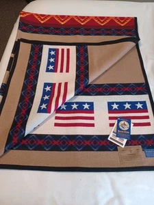 Pendleton NAVAJO CODE TALKER Blanket Beaver State 64"x80" Brand New with tags - Picture 1 of 10