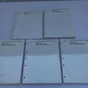 Volume 1-5 IBM AS/400 PROGRAMMAZIONE Guide Riferimento Dipendenti Libri Manuali 88/89 - Foto 1 di 16