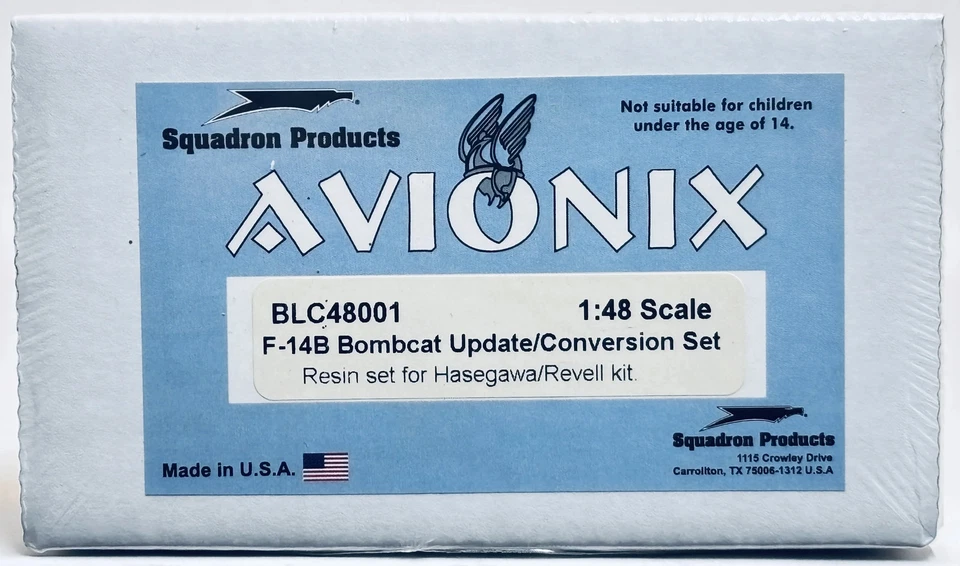 Squadron Avionix 1/48 US F-14B Bombcat Update/Conversion Set Hasegawa BLC48001 - Image 1 of 1
