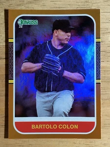 2021 Donruss Holo Orange #240 Bartolo Colon Retro - Bild 1 von 2