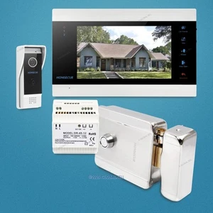 HOMSECUR 7" Hands-free Video Door Phone Intercom System with One Button Unlock - Picture 1 of 9