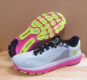 Under Armour HOVR Infinite 4 Men's Running Shoes Grey/Pink New US 11 /EU 45 - Picture 1 of 6