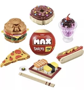 Menge 6 Zuru Snacks Max Build: Hamburger/Hot Dog/Donut/Pizza/Sushi/Eis - Bild 1 von 4