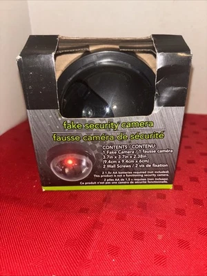 NEW Dummy Camera Fake Security CCTV Dome with Flashing Red LED Light - Image 1 of 4