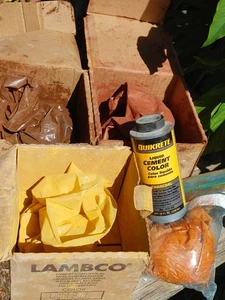 Betonfarbe Posten gemischte Farben Fugenfertiger Zement Farbe Pigment sortiert - Bild 1 von 2