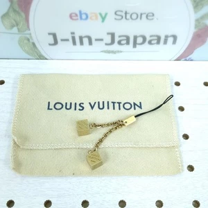 Louis Vuitton Akcesoria Telefon Kostka Pasek Złoty Made in Italy Używany z Japonii - Zdjęcie 1 z 21