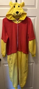 Disney Adult Winnie the Pooh Halloween/Party Hooded Jump Suit Costume Size small - Picture 1 of 4