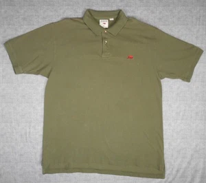 PERLIS Men’s 100% Cotton Green Polo Shirt Short Sleeve Size XL - Picture 1 of 5