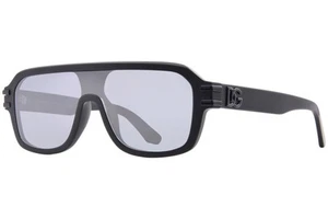 Dolce & Gabbana DG4507 25256G Sunglasses Men's Black/Grey Mirror/Black Shield - Picture 1 of 6
