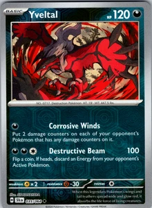 Yveltal Reverse Holo 035/064 SV: Shrouded Fable Uncommon - NM - Bild 1 von 2