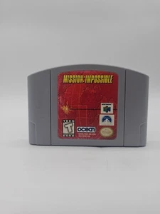 Mission: Impossible Nintendo 64 Original Authentic Game Cartridge N64 Tested - Picture 1 of 3