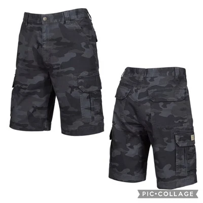RedHead Men's 54 Fulton Flex Cargo Shorts Gray Camo Canvas Hiker Camping Outdoor - Image 1 of 4