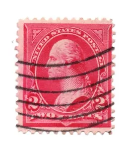 1897 SELLO US SCOTT 267 ""Washington"" 2 CENTAVOS USADO Perf 12 (b33) - Imagen 1 de 1