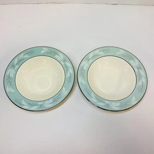Homer Laughlin Cavalier Eggshell Romance Bowls Mid-Century Set Of 2 - Picture 1 of 5