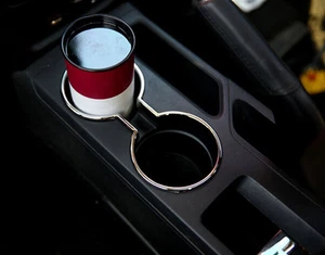 Chrome Car Inner Front Water Cup Holder Trim Frame For Jeep Patriot 2011-2016 - Picture 1 of 6