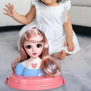 Doll Styling Head Toy Makeup Dolls Playset DIY Dolls Toy - Picture 1 of 8