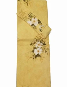 Safari Yellow Hibiscus 4pc 84"x 84" DRAPES WINDOW Treatment ONLY! - Picture 1 of 2