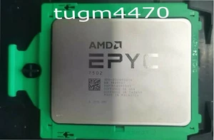AMD epyc 7502 official version CPU 2.5-3.35ghz 32 core 64 thread 7nm 128mb 180w - Picture 1 of 2