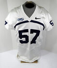 Late 2000S 2010S Old Dominion Monarchs Duncan #57 Game Used White Jersey 2Xl 84