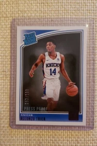 2018 Panini Donruss Rated Rookies Press Proof Purple /199 Allonzo Trier Rookie - Picture 1 of 3