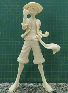 ONE PIECE Monkey D. Luffy 3D Printing Model Statue Unpainted Collection Toys - Picture 1 of 2