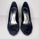 Kelly And Katie Sz 8 Open Toe High Heeled Shoes Black