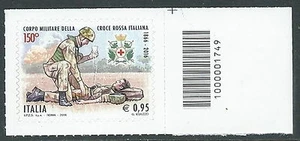 2016 ITALIA CODICE A BARRE 1000001749 CROCE ROSSA ITALIANA MNH ** - ED-2 - Picture 1 of 1