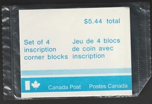 1984 Canada Lighthouses Sc# 1035a P.O. Inscription Block Set of 4 - 32¢ x 16 - Picture 1 of 2