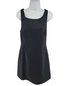 NEW Banana Republic Linen Blend Sheath Dress Size 8 Black 888635 - Picture 1 of 14