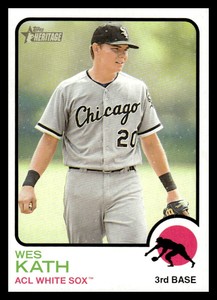 2022 Topps Heritage Minor League Wes Kath   40 ACL White Sox
