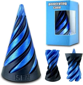 Impossible Cone Spiral Cone Fidget Toy 3D Printed Spiral Fidget Cone, Spiral For - Picture 1 of 6