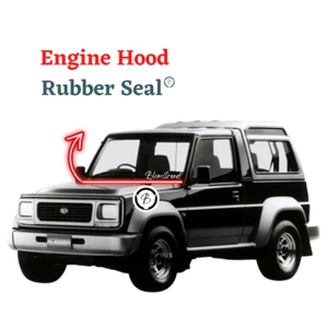 Sello de goma para capó de motor Daihatsu Taft Rocky Rugger Fourtrak F70... - Imagen 1 de 8