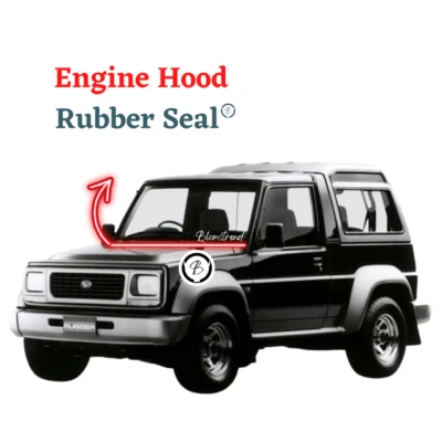Sello de goma para capó de motor Daihatsu Taft Rocky Rugger Fourtrak F70... - Imagen 1 de 4