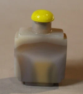 Antique/Vintage Chinese Republic Era Carved Banded Agate Snuff Bottle c. 1920 - Picture 1 of 6