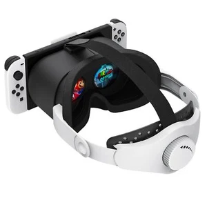 VR Headset for Nintendo Switch/OLED 3D Virtual Reality Glasses w/Adjustable Lens - Picture 1 of 8