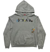 Official Disney Pixar Grey Unisex Pullover Hoodie Size L