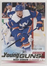 2019-20 Upper Deck Young Guns UD Exclusives /100 Noah Dobson #481 Rookie RC