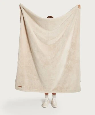 NWT Unhide Lil’ Marsh Small Blanket BEIGE BEAR 50” X 60” - Image 1 of 4