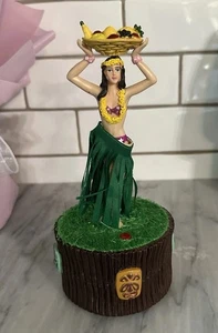 Hawaiianische Hula Mädchen Puppe Tänzerin Musik auslöschbares Lied getestet funktioniert Batterien enthalten! - Bild 1 von 10