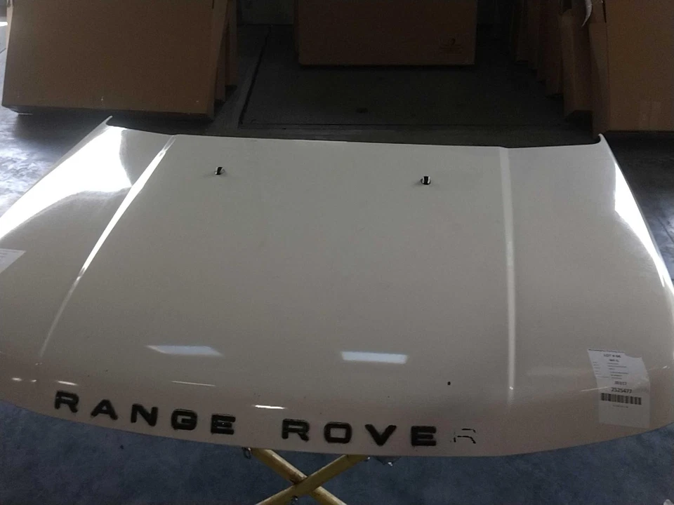 2008 Land Rover Range Rover Sport White Hood Panel OEM Used BKA790050 - Изображение 1 из 4