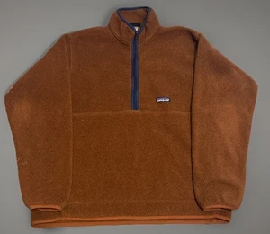 Vintage 2005 Patagonia Synchilla Russett Brown Marsupial Pullover Fleece Large - Bild 1 von 9
