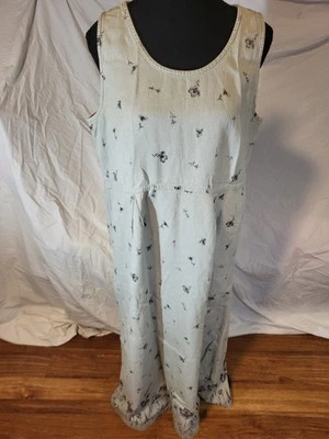 Maxi Vestido De Colección Erika Beige Mezcla de Lino Estampado Floral Para Mujer Talla S Foto 1 de 4