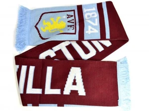 Aston Villa FC 1874 Crest Scarf - Picture 1 of 3