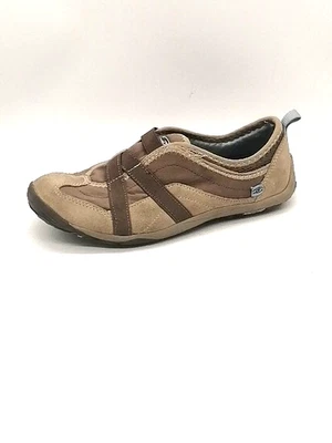 Dr. Scholl's Tenis Mujer Nola-MT Marrón 7.5 Cuero Zapatos para Caminar Elásticos Foto 1 de 4