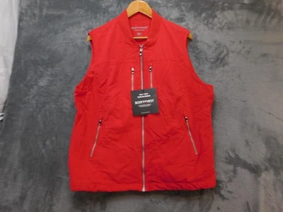 Chaleco SCOTTeVEST 101 para mujer rojo medio bolsillos utilitarios de viaje ligero Foto 1 de 4